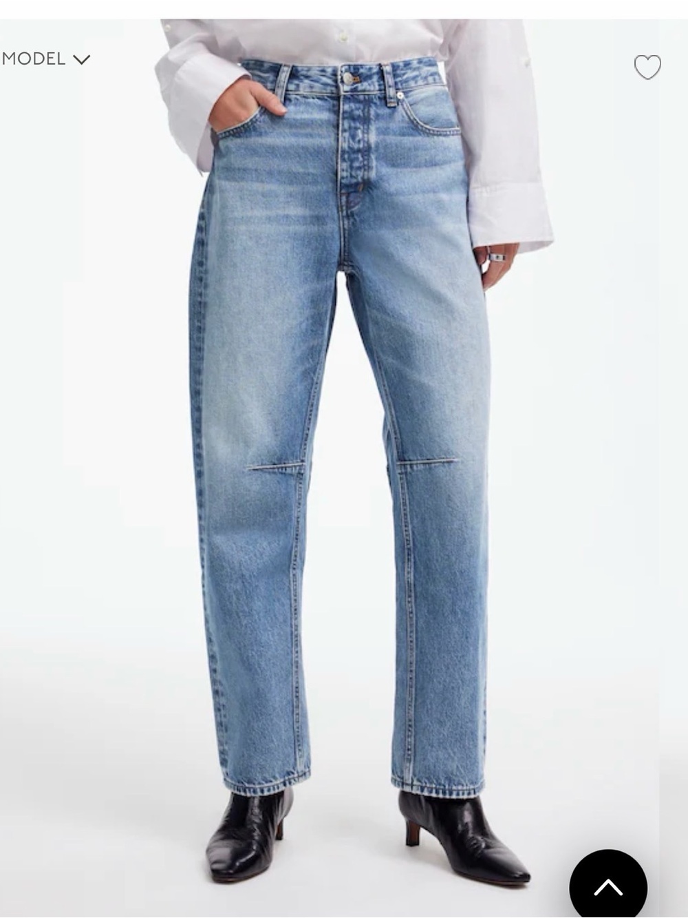 Madewell Darted Barrel Jeans Dobbins Wash size 28